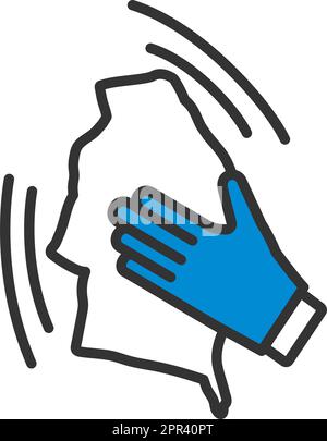 Wet Cleaning Icon Stock Vector