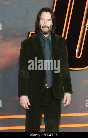 Photo Must Be Credited ©Alpha Press 078237 06/03/2023 Keanu Reeves at John Wick Chapter 4 UK Premiere in London Stock Photo