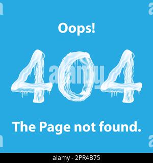 The Page not found on Blue Background. Mechanic Service Concept . Technical Maintenance. Troubleshooting Banner. Tech Support. 404 Error. Stock Vector