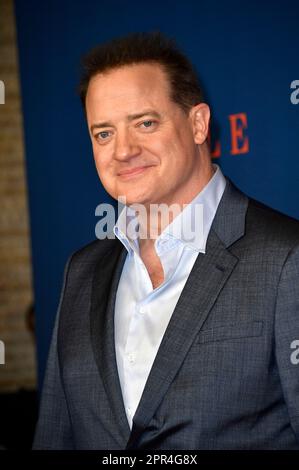 Berlin, Deutschland. 25th Apr, 2023. Brendan Fraser bei der Premiere des Kinofilms 'The Whale' im Kino International. Berlin, 25.04.2023 Credit: Geisler-Fotopress GmbH/Alamy Live News Stock Photo