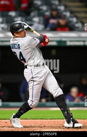 This is a 2023 photo of Robert Garcia of the Miami Marlins baseball team.  This image reflects the Marlins active roster as of Wednesday, Feb. 22,  2023, when this image was taken. (