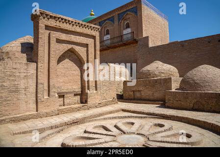 Old burials in the center of the historical city of Ichan-Kala, Khiva. Uzbekistan Stock Photo