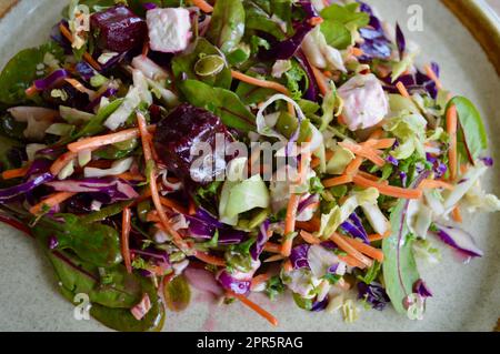 Beetroot and fetta salad Stock Photo