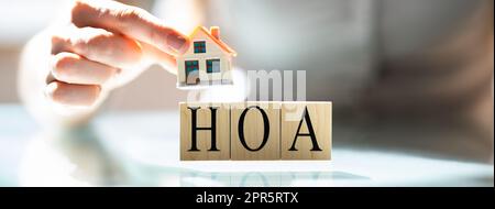 HOA - Homeowner Association Stock Photo