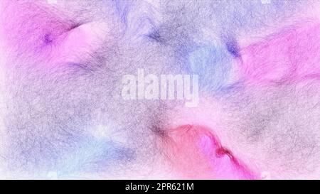 Color threads hand draw digital art Stock Photo - Alamy