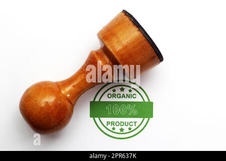 Stamp organic Stock Photo