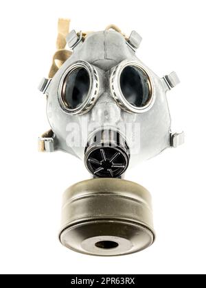 Full face gas mask Stock Photo