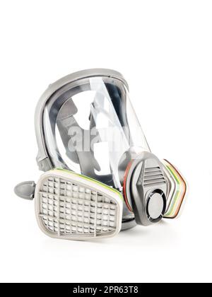 Full facepiece respirator Stock Photo