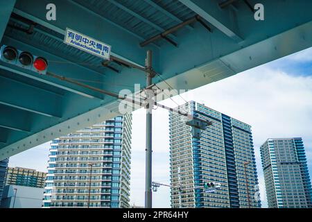 Image of the town of Ariake Stock Photo