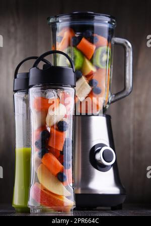 Blender Shakes Smoothies Food Prep Frozen Blending Stock Photo by