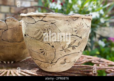 hand made pottery Stock Photo