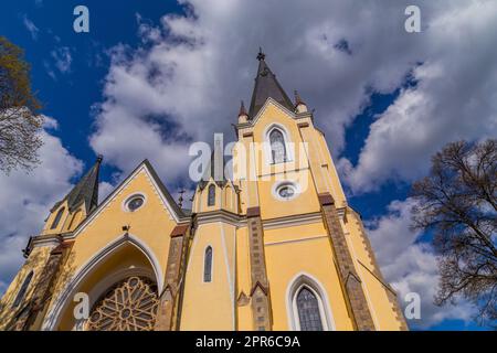 Basilica of the Visitation of the Blessed Virgin Mary Stock Photo