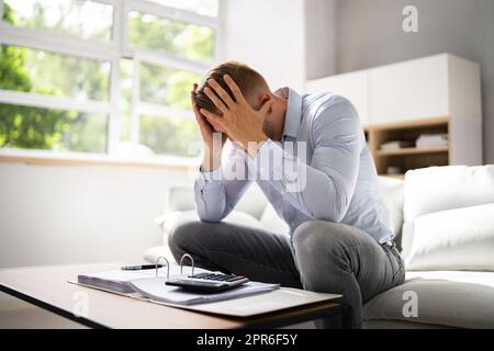 Vertigo Dizzynes. BPPV Head Brain Stroke Stock Photo
