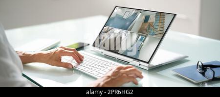 Security CCTV Camera Video Surveillance Footage Stock Photo