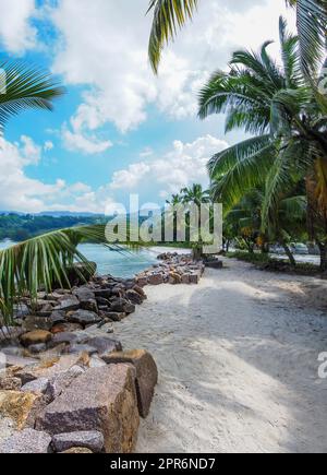 Seychelles, Mahe -  Anse Boileau Beach Stock Photo