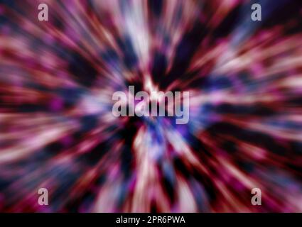 Abstract colorful zoom motion background Stock Photo