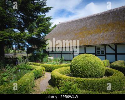 Half timbered house in Germany Stock Photo