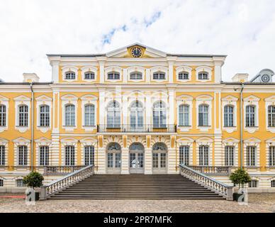 Rundale Palace. Palace made in baroque style. Pilsrundale, Latvia, 4 July 2022 Stock Photo