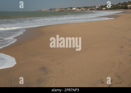 Beach and town of Popenguine in the region of Thies. Stock Photo
