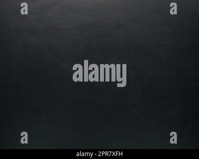 Texture of a fine black leather surface Stock Photo