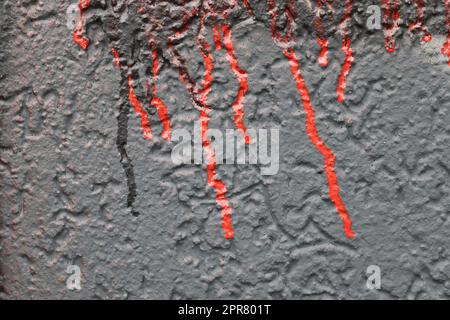Detailed view on aged concrete walls with cracks and a lot of structure in high resolution Stock Photo