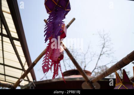 Thai Lanna style in Northern culture decoration Stock Photo