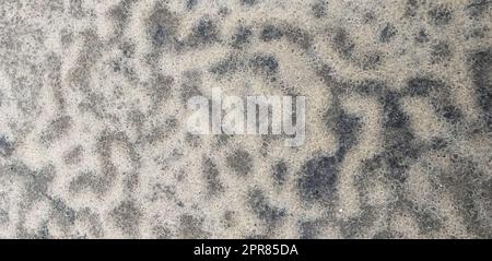 abstract winter background: frost patterns on the ground Stock Photo