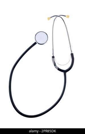 Medical stethoscope isolated on the white background Stock Photo