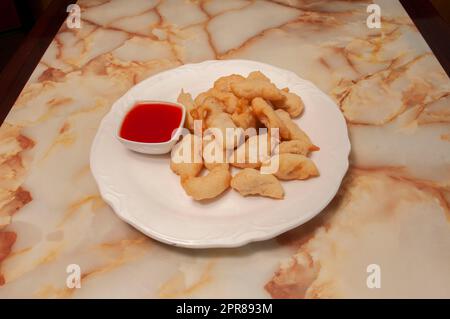 Sweet and Sour Pork Stock Photo