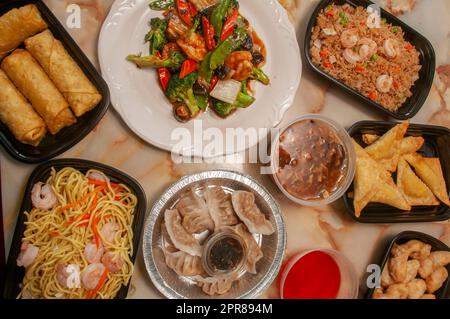 Delicious Chinese Food Stock Photo