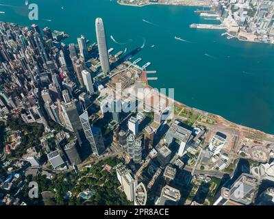 HONG KONG, CHINA - DECEMBER 08, 2023: Cathay Pacific sign as seen at ...