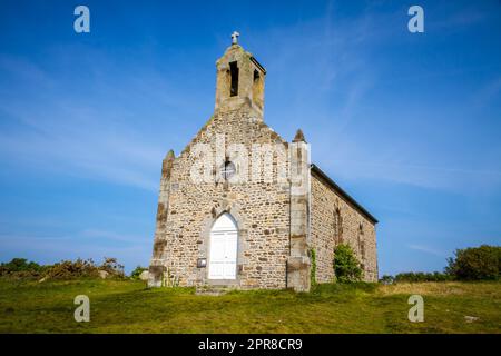 Old church on Chausey island, Brittany, France Stock Photo