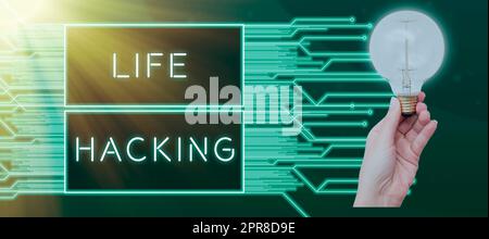 Policies. Text in light box. Pink coffee mug on gray background Stock