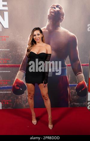 AJ Bunker attends a gala screening of Big George Foreman, at Ham Yard Hotel in London. Picture date: Wednesday April 26, 2023. Stock Photo