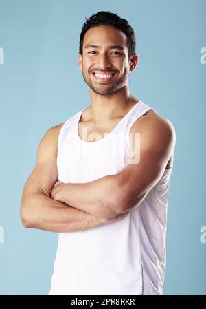 Muscular Hispanic Man Wearing Tank Top Photograph by Dreampictures