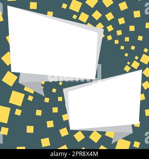 Comics Design Frames. Beautiful Photo Frame Set With Boom Bubbles For Design Collage, Funny Cute Comic Photos Collection For Kids, Design Drawing Stock Vector