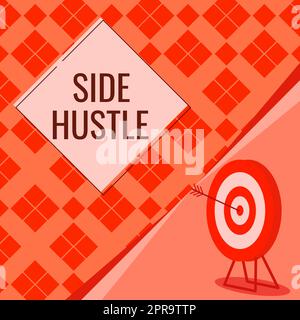 Hustle concept view stock photo. Image of text, paper - 264433096