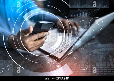 Financial And Marketing Data Analyst Man Stock Photo