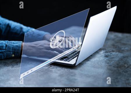 Video Stream Platform Stock Photo