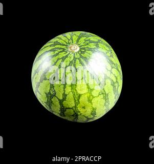 Watermelon isolated on black background Stock Photo