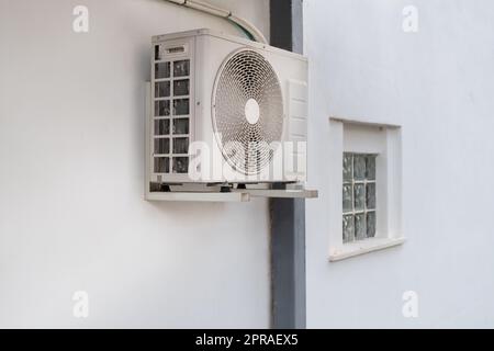 Air Conditioner And Heat Pump Stock Photo