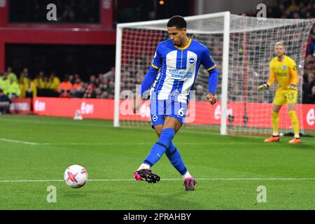 The City Ground, Nottingham, UK. 26th Apr, 2023. Premier League Football, Nottingham Forest versus Brighton and Hove Albion; Credit: Action Plus Sports/Alamy Live News Stock Photo