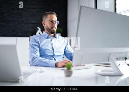 Online Virtual Training Webinar Conference Stock Photo