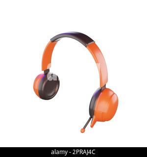 headphones design illustration background isolated Stock Photo