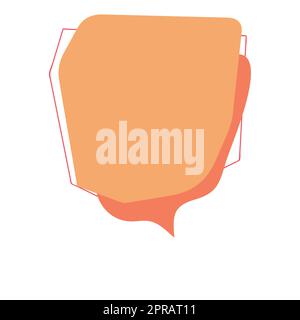 Design Drawing Of Some Comic Frames As Background With Speech Bubbles Stock Photo