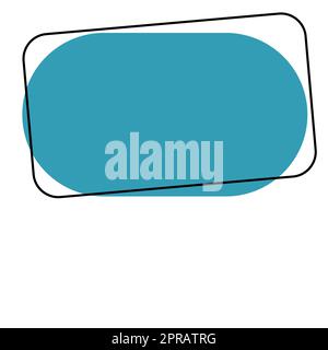 Design Drawing Of Some Comic Frames As Background With Speech Bubbles Stock Photo