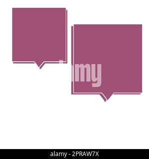 Design Drawing Of Some Comic Frames As Background With Speech Bubbles Stock Photo