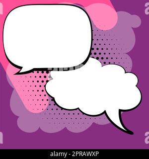 Comics Design Frames. Beautiful Photo Frame Set With Boom Bubbles For Design Collage, Funny Cute Comic Photos Collection For Kids, Design Drawing Stock Photo