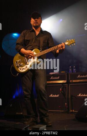 Joey Santiago The Pixies performing live in concert at the Hordern Pavilion. Sydney, Australia - 14.03.10 Stock Photo