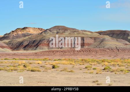 The Painted Desert in Northern Arizona Stock Photo